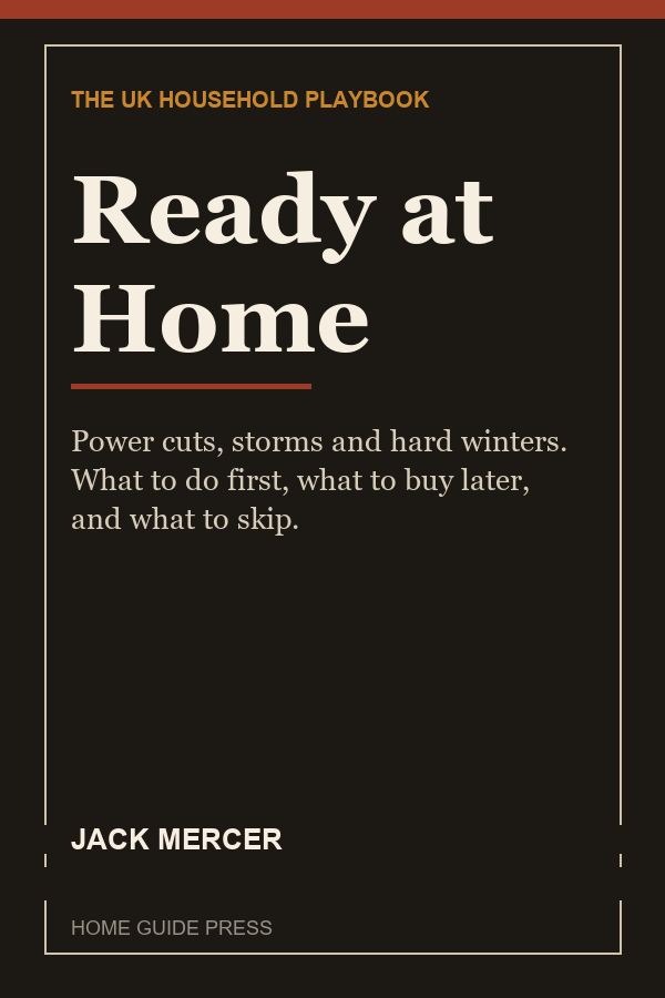 Ready at Home, the book cover