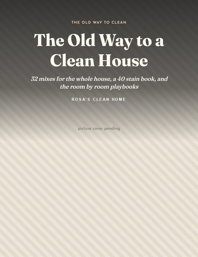 Cover of The Old Way to a Clean House